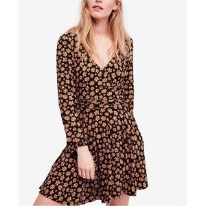 Free People Pradera Wrap Mini Dress